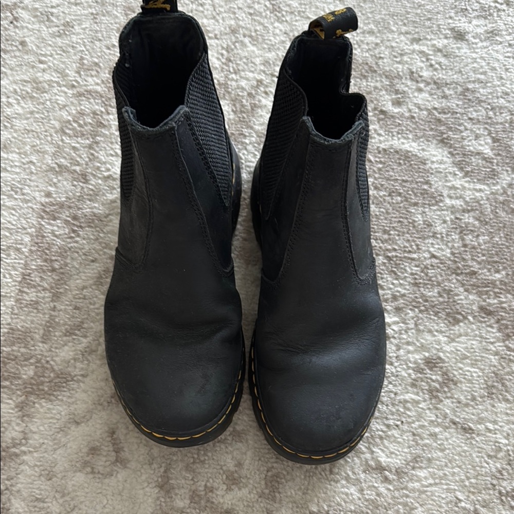 Dr. Martens Black Leather Chelsea Boots